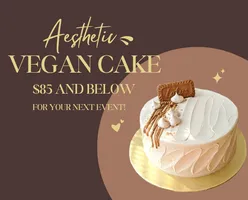 Aesthetic Vegan Cakes $85 and Below for Your Next Event! 